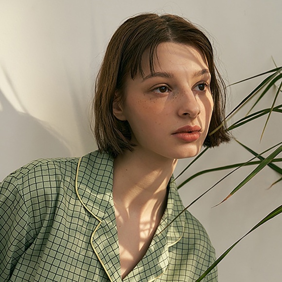 Jo’s Lounge Peppermint Buttondown Sleep Shirt One Size - Picture 2 of 9